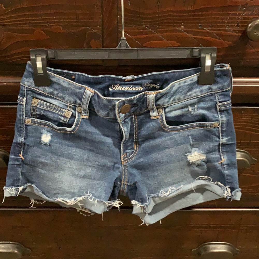 American Eagle super stretch jean shorts
